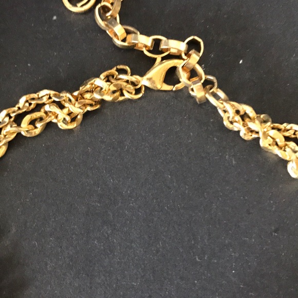 Gold Statement Necklace - Picture 3 of 3